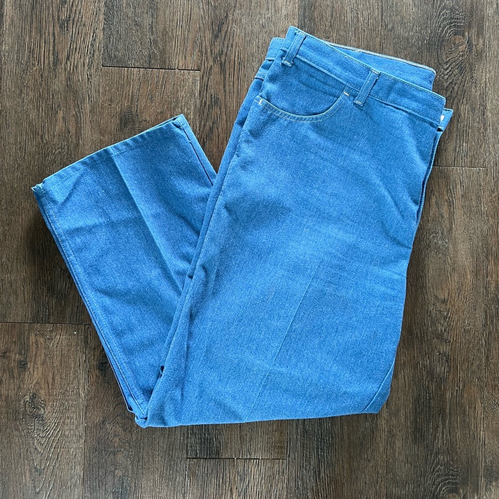 Towncraft 44x29 Blue Jeans Super Soft Dress Pants Denim